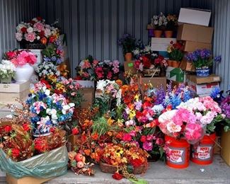 Huge Collection of Artificial Flowers
