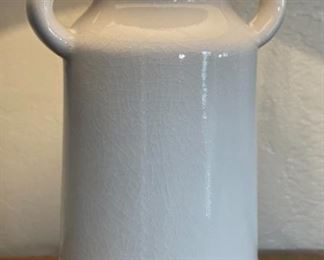 Single Ceramic 2 Handle Table Lamp 19in H x 10 in diameter