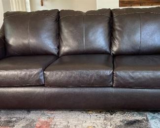 Lane Dundee Sofa Leather Blend Transitional Couch 36 x 83 x 39in HxWxD
