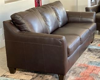 Lane Dundee Sofa Leather Blend Transitional Couch 36 x 83 x 39in HxWxD