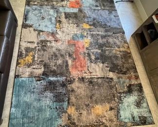 8x11ft Mohawk Home Frisco Contemporary Area Rug 132x96in