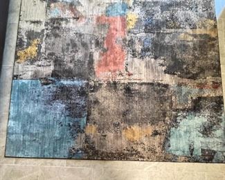 8x11ft Mohawk Home Frisco Contemporary Area Rug 132x96in