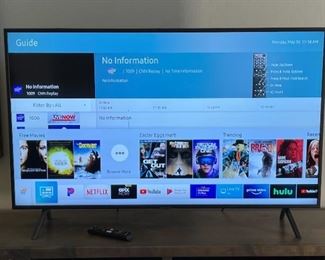 Samsung 50in UHD 4k Smart TV UN50RU7100FXZA 28.5 x 44.5in