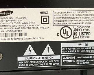 2pc Samsung Soundbar & Subwoofer HW-F550 Wireless Sub 46in soundbar