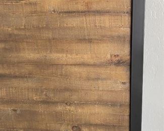 King Rustic Reclaimed Wood Metal Frame Bed with Frame & Mattress Frame: 63 x 79 x 86in<BR>Mattress: 80 long x 76in HxWxD