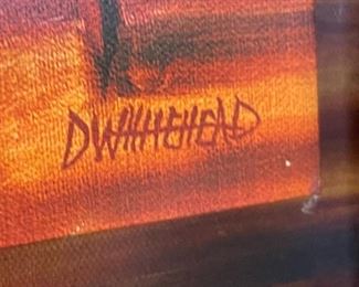 Framed Canvas Print Buffalo Diane Whitehead Frame: 12 x 12 x 1.5in