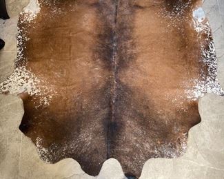 #2 Real Cowhide Rug 76 x 78in