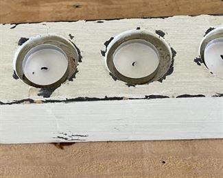 Magnolia Rustic Sugar Mold Candle Holder 5x 39.5 x 3.25in HxWxD