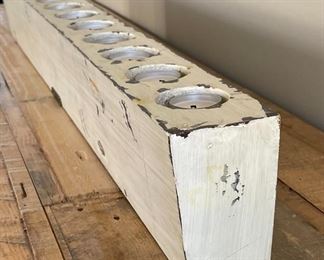 Magnolia Rustic Sugar Mold Candle Holder 5x 39.5 x 3.25in HxWxD