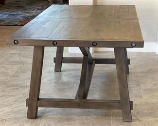 Rustic Dining table w/ 4 Chairs Table: 30. 5 x 40 x 76-96in
