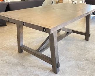 Rustic Dining table w/ 4 Chairs Table: 30. 5 x 40 x 76-96in