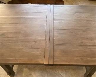 Rustic Dining table w/ 4 Chairs Table: 30. 5 x 40 x 76-96in