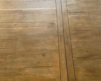 Rustic Dining table w/ 4 Chairs Table: 30. 5 x 40 x 76-96in