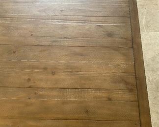 Rustic Dining table w/ 4 Chairs Table: 30. 5 x 40 x 76-96in