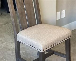 Rustic Dining table w/ 4 Chairs Table: 30. 5 x 40 x 76-96in