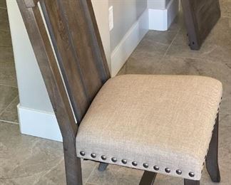 Rustic Dining table w/ 4 Chairs Table: 30. 5 x 40 x 76-96in