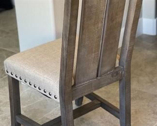 Rustic Dining table w/ 4 Chairs Table: 30. 5 x 40 x 76-96in