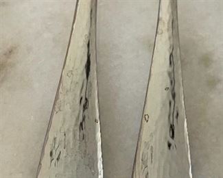 Partial Reed & Barton Stainless Flatware Hammered 58pc