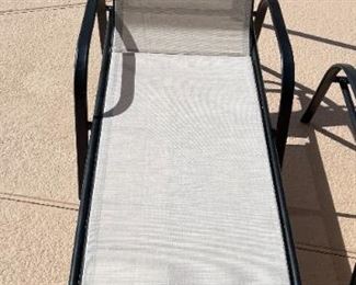 2pc Patio Lounge Chairs PAIR 40 27 x 62in
