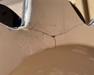 AS-IS Mexican ceramic sun 25 x 23 x 4in HxWxD