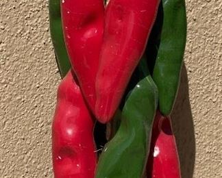 Ceramic Peppers 20in long