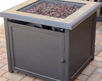 Propane Patio Fire Table 25 x 29.5 x 29.5in HxWxD