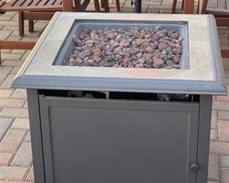Propane Patio Fire Table 25 x 29.5 x 29.5in HxWxD