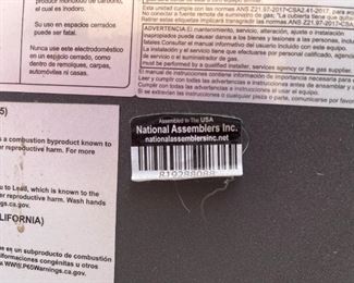 Propane Patio Fire Table 25 x 29.5 x 29.5in HxWxD