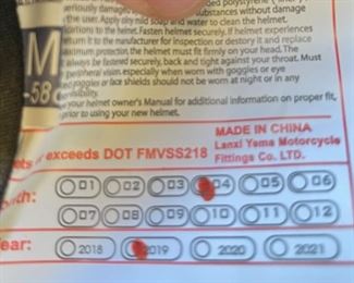 Med Yema YM-627 Motorcycle Helmet Medium