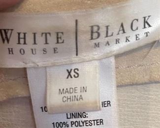 White House Black Market Fringed Jacket Xtra Small