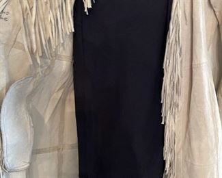 White House Black Market Fringed Jacket Xtra Small