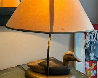 Duck decoy Table Lamp 19x11x6in HxWxD