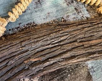 Rustic Mesquite Branch Cowgirl Carving Decor Sign 14.5 x 48x 5in HxWxD