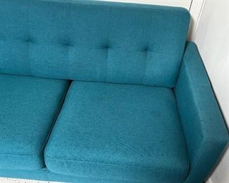 Allie Jade 8in Contemporary Sofa Couch 33 x 64 x 35in HxWxD