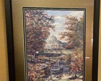 The Conservatory at Como Park framed print by Susan Amidon