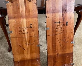 Kincaid Queen Anne Dining Room Table & 6 Chairs Table: 35 42 x 62-74-77in HxWxD