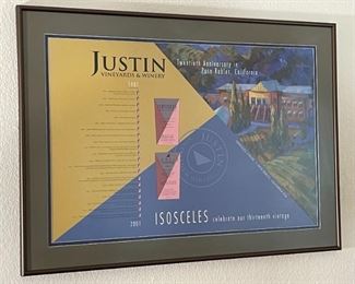 Justin Vineyards & Winery Framed Print Frame: 31 x 43in