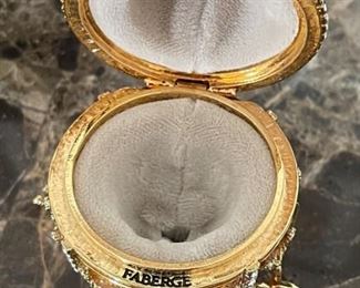 Faberge Imperial Egg Rosebud Egg Authentic Egg: 3 x 2.25in