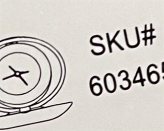 Danbury Carpe Diem Travel Clock Clock: 3in Diameter