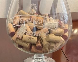 Christian Brothers Brandy Oversize Glass 12x 6.35in Diameter at Opening