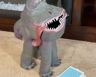 Waddell Ceramic Lawn Monster Artist Made Betty Helman 21 x 10 x 15in HxWxD