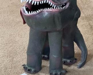 Waddell Ceramic Lawn Monster Artist Made Betty Helman 21 x 10 x 15in HxWxD