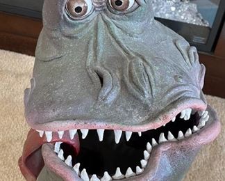 Waddell Ceramic Lawn Monster Artist Made Betty Helman 21 x 10 x 15in HxWxD