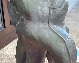 Waddell Ceramic Lawn Monster Artist Made Betty Helman 21 x 10 x 15in HxWxD