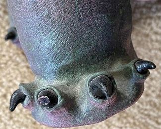 Waddell Ceramic Lawn Monster Artist Made Betty Helman 21 x 10 x 15in HxWxD