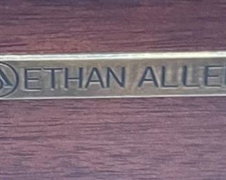 Ethan Allen Round Drum Table Osborne End Table 26 x 26 diameter