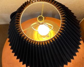 Hammered Brass Lamp 23.5 x 19in diameter