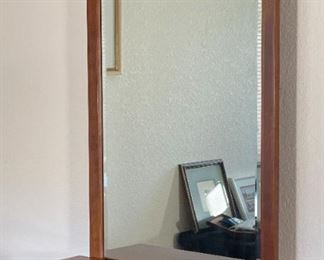 Ethan Allen American Impressions Cherry 6-Drawer Dresser W/ Topper & Mirror Shaker Style Dresser: 32.5 x 65 x 19in