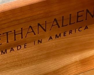 Ethan Allen American Impressions Cherry 6-Drawer Dresser W/ Topper & Mirror Shaker Style Dresser: 32.5 x 65 x 19in