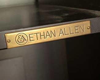 Ethan Allen American Impressions AV/Wardrobe Cabinet Cherry & Ebony 85 x 48 x 25in HxWxD